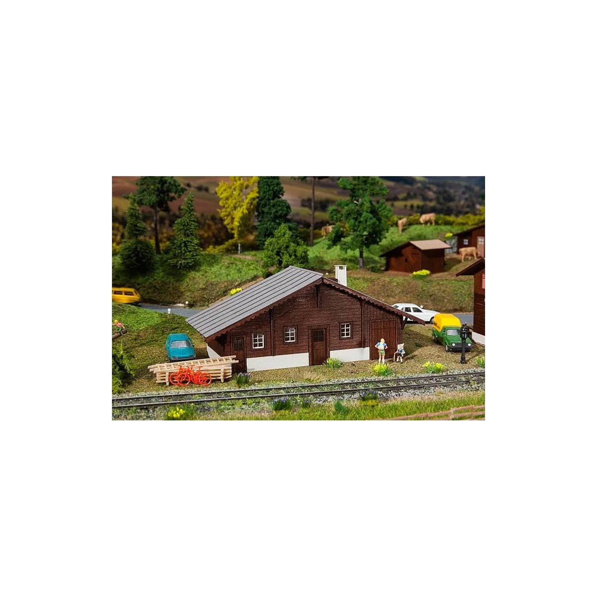 Faller 120245 Model Kit, Goods Shed