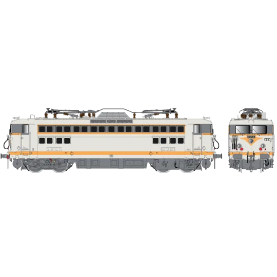 R37_HO41085-R37 HO41085 Electric locomotive BB 17101, SNCF, green, La Chapelle