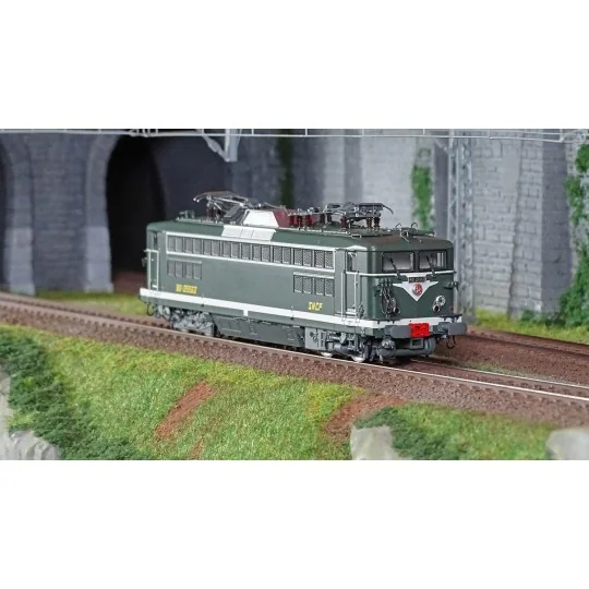 R37_HO41086DS-R37 HO41086DS Electric locomotive BB 25562, SNCF, green, SAGEM buffers, Montrouge, digital sound