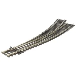 Peco SLU77 Left-hand curved turnout unifrog 168mm R2 438 & R3 505mm...