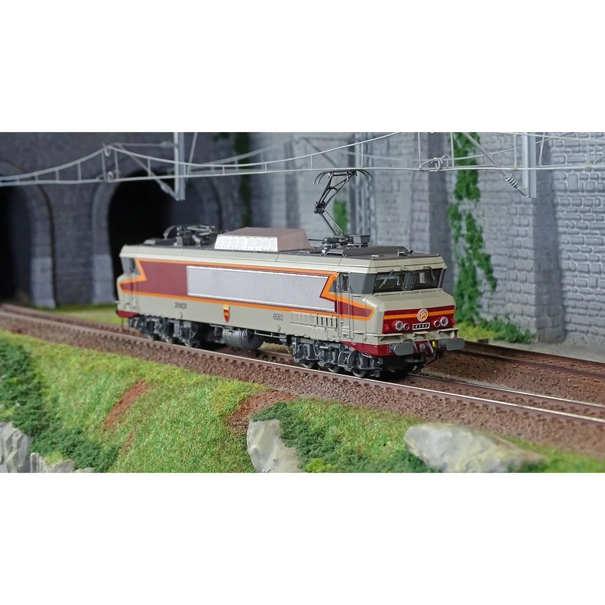 LS Models 10316S CC 6563 Electric Locomotive, Arzens, Nouille logo,...