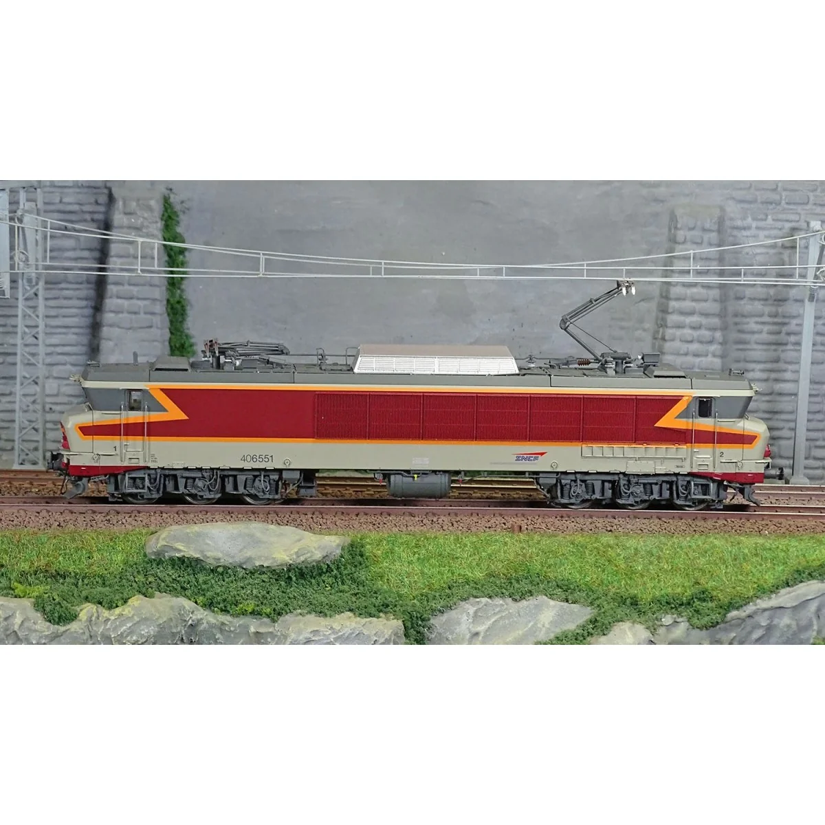 LS Models 10318 CC 6551 Electric Locomotive, Arzens, Casquette logo...
