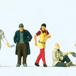 Preiser 10591 Figures, pedestrians in the street