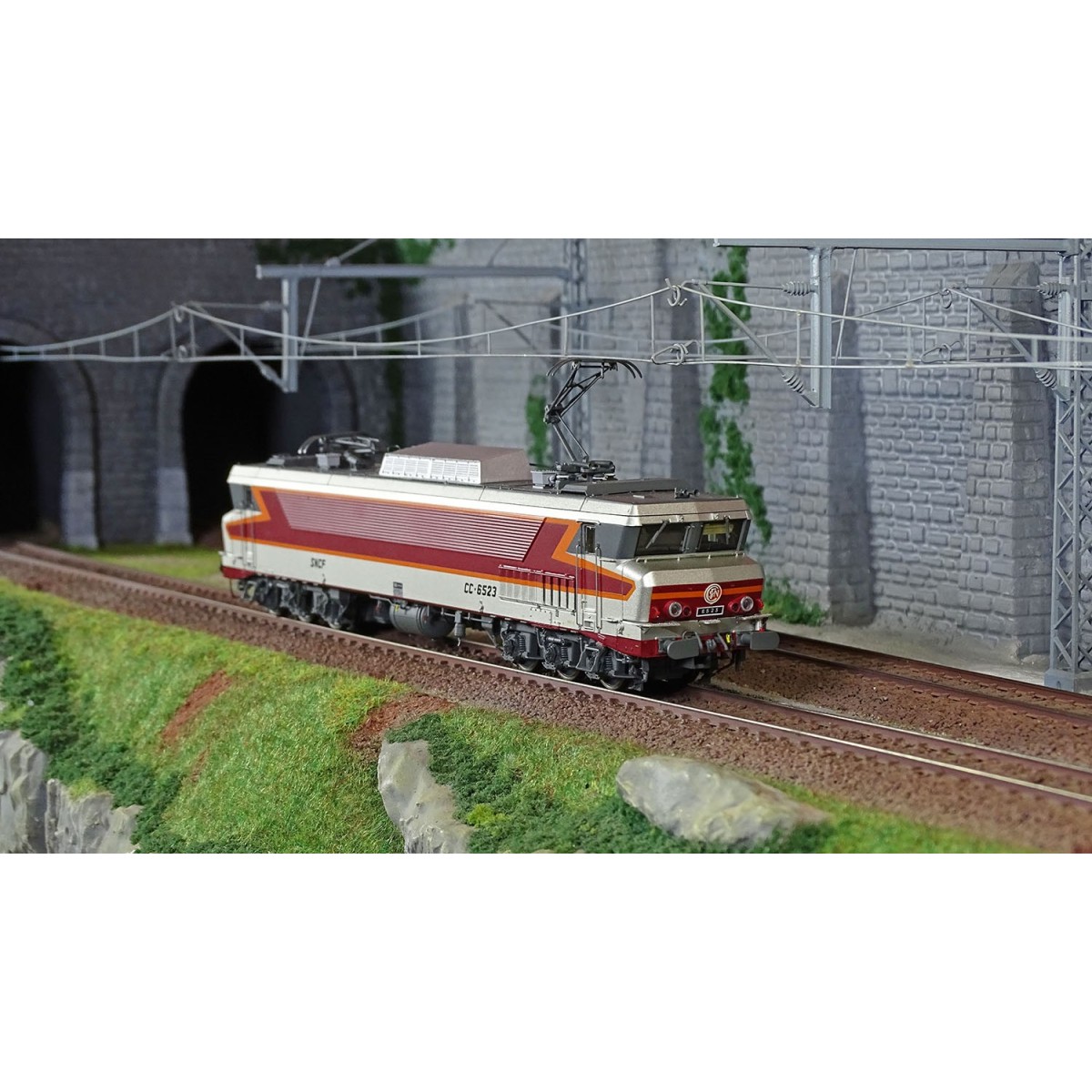 Ls Models 10322 CC 6523 electric locomotive, Arzens, Beffara logo, ...