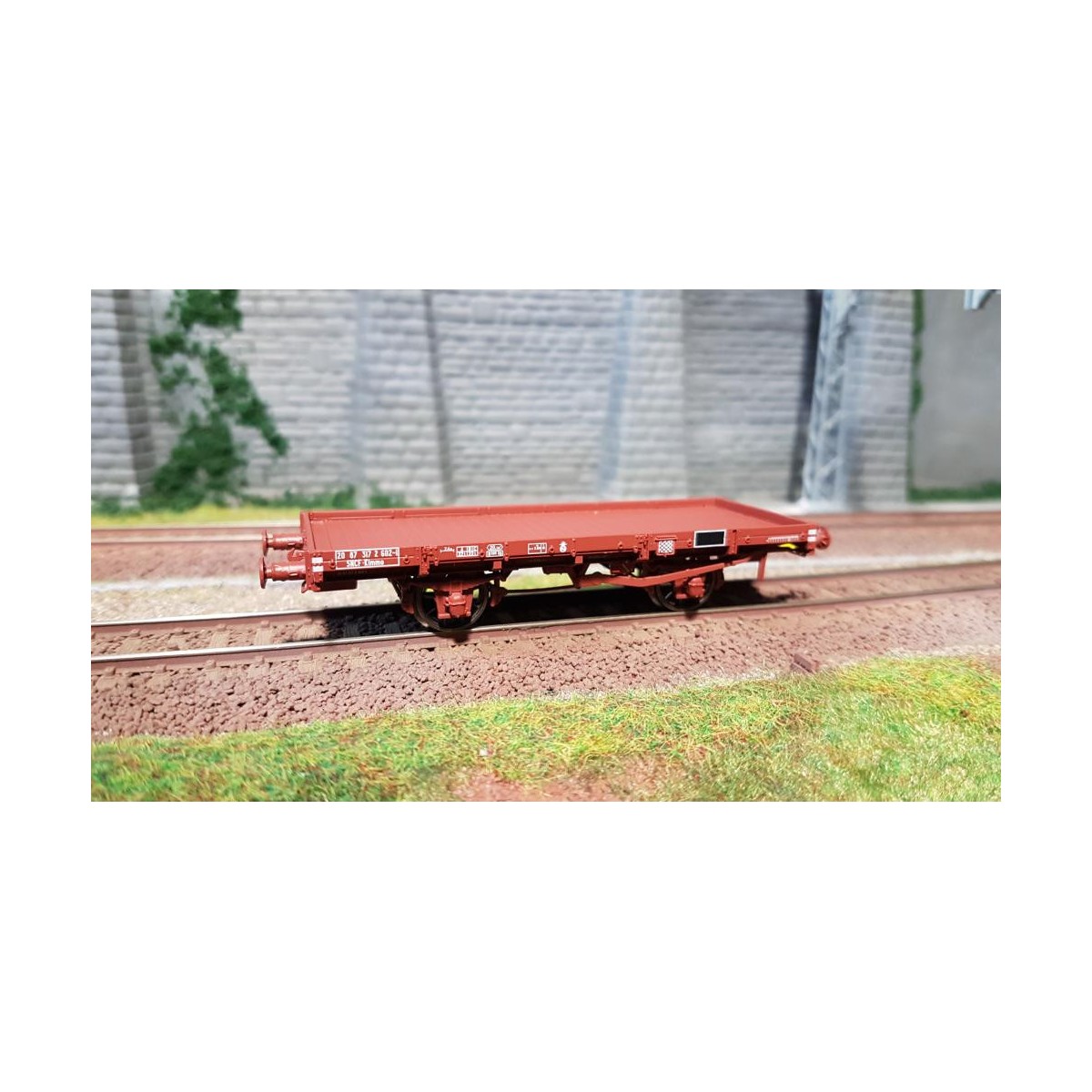 Ree Models WB 444 Flat Wagon, original PLM/SNCF model, PLM box, spo...