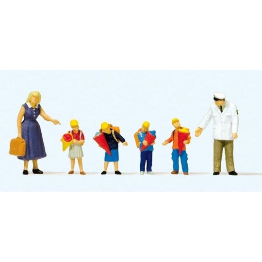 Preiser_10596-Preiser 10596 Personnages, 1er jour d'école
