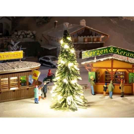 Faller_181245-Faller 181245 Sapin de Noël avec illuminations