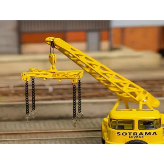 Route 87 RO1032 Grue Griffet M2, jaune Sotrama R87_RO1032 - 2 R87_RO1032-Route 87 RO1032 Grue Griffet M2, jaune Sotrama