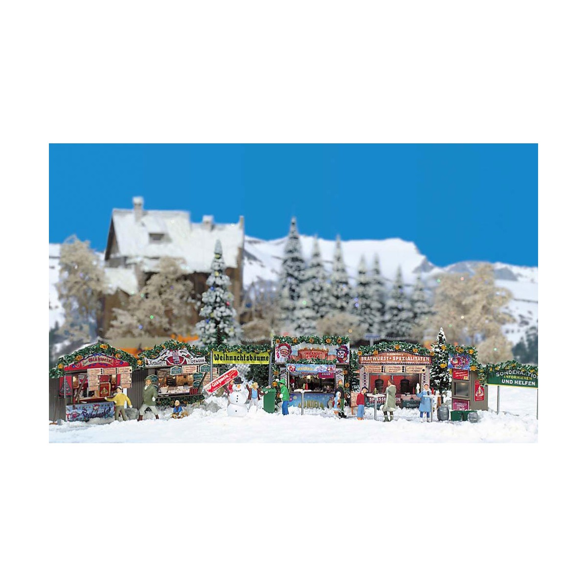 Busch 1059 Stand marché de noël Busch Busch_1059 - 1