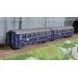 MW_1001-1-Models Word 1001-1 Set de 2 Voitures complémentaires Nord Express 1936, CIWL, Calais - Bucarest, éclairées