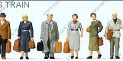 Preiser 10582 Figures, Walking Passengers - Preiser - Preiser_10582