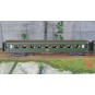 MW_40933-Models Word 40933 Set de 3 voitures OCEM R.A., B9, vert 301, châssis gris, marquage UIC, SNCF