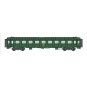 MW_40934-Models Word 40934 Voitures OCEM R.A., B9, vert 301, châssis gris, marquage UIC, SNCF