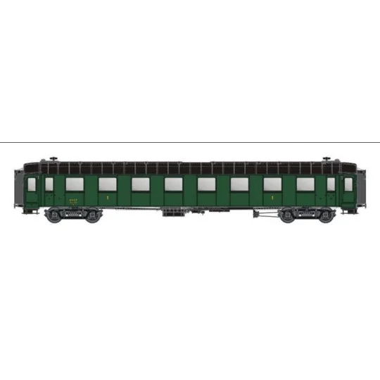 MW_40936-Models Word 40936 OCEM RA coaches, A8 myfi, green, southeastern region, 1938 markings, SNCF