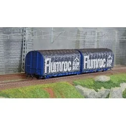 Jouef HJ6252 3-axle covered wagon, Lailps type, SNCF, blue livery, ...