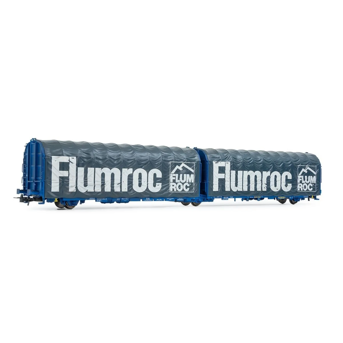 Jouef HJ6252 3-axle covered wagon, Lailps type, SNCF, blue livery, ...