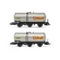 Jouef HJ6223 Set of 2 three-axle tank wagons, Shell HJ6223-Jouef HJ6223 Set of 2 three-axle tank wagons, Shell