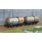 Jouef HJ6223 Set of 2 three-axle tank wagons, Shell HJ6223-Jouef HJ6223 Set of 2 three-axle tank wagons, Shell