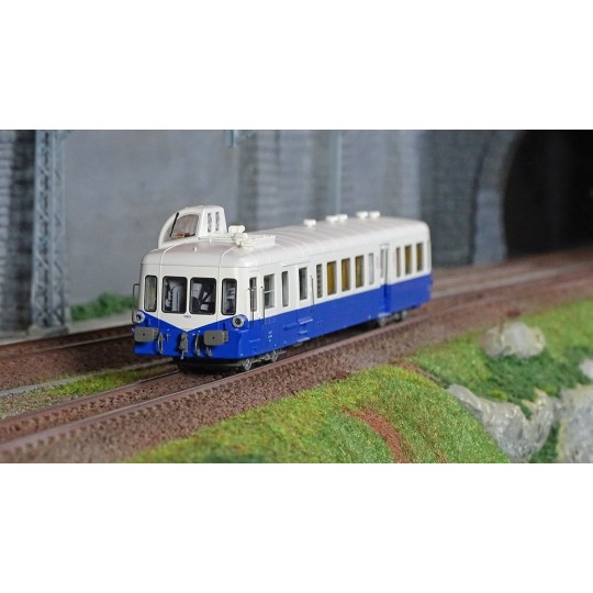 Lsm_10132S-LS Models 10132S Autorail XBD 93953, Picasso, Bleu/Blanc, RG, 2ème classe, digital sonore