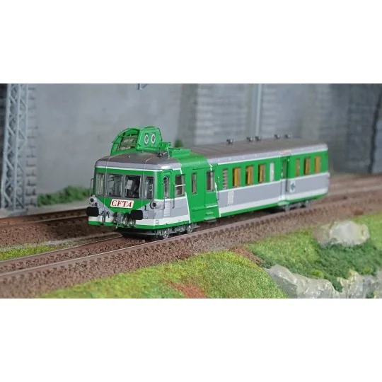 Lsm_90131S-LS Models 90131S Autorail XBD 93953, Picasso, Vert/Blanc, RG, 1ère/2ème classe, CFTA, livrée TER Bretagne, digital sonore