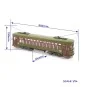 OcCre 53012 Tram Nouvelle-Orléans 1/24 kit construction bois métal OcCre 53012 - 2 53012-OcCre 53012 Tram Nouvelle-Orléans 1/24 kit construction bois métal