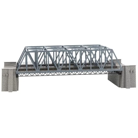 FALLER_120497-Faller 120497 Model Kit, Steel Bridge, 2-lane