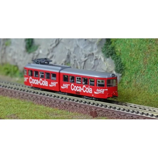HN2605D-Arnold HN2605D Duewag GT6 electric railcar tram, "Coca Cola" livery, digital