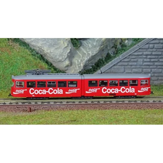 HN2605D-Arnold HN2605D Duewag GT6 electric railcar tram, "Coca Cola" livery, digital