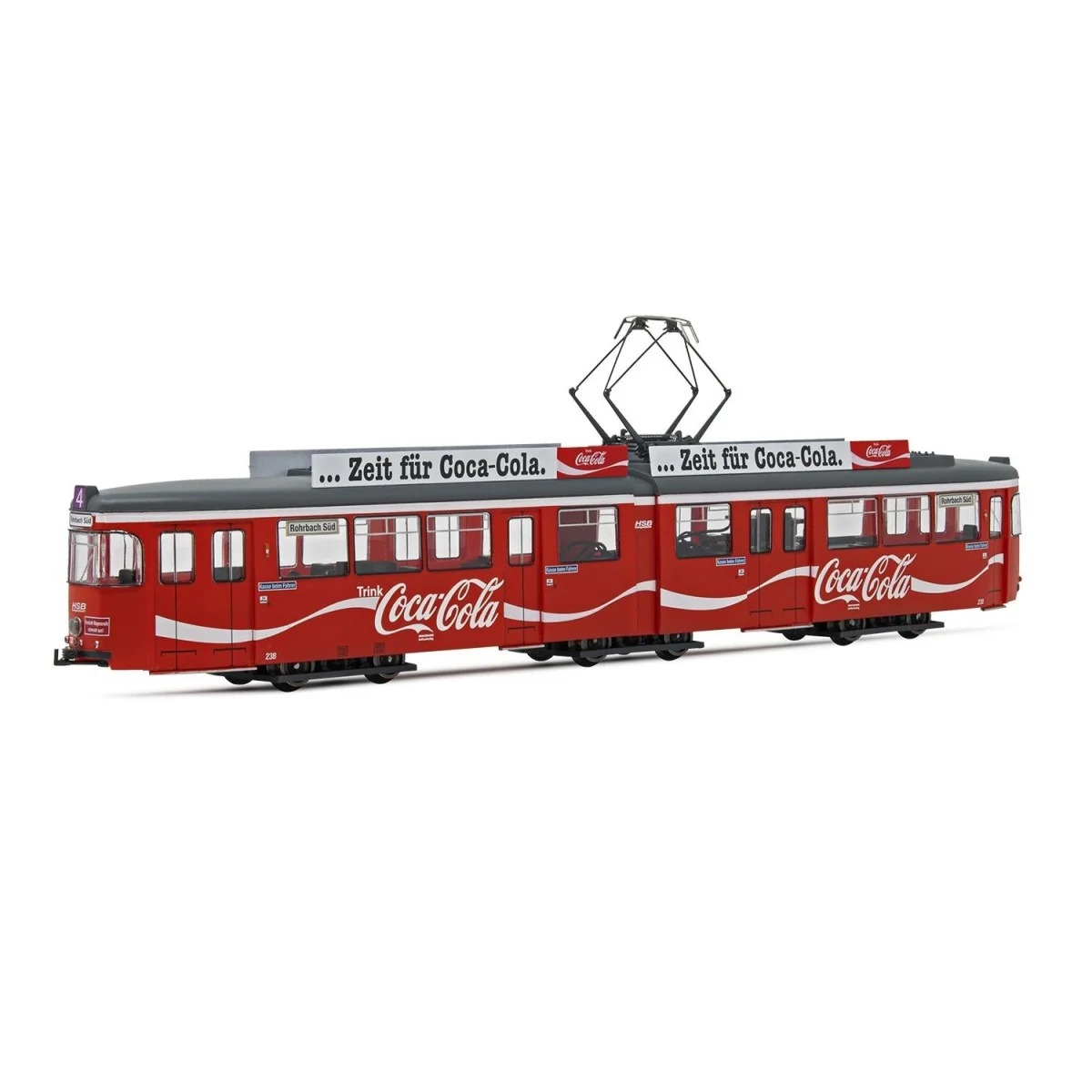 Rivarossi HR2861 Duewag GT6 electric railcar/tram, Heidelberger eng...