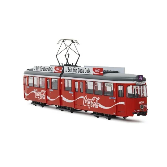 Rivarossi HR2861 Autorail Tram électrique Duewag Gt6, Heidelberger, livré Coca-Cola Rivarossi HR2861 - 4 HR2861-Rivarossi HR2861 Autorail Tram électrique Duewag Gt6, Heidelberger, livré Coca-Cola