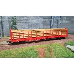 Piko 54339 Log wagon with bogies, DB - Piko_54339