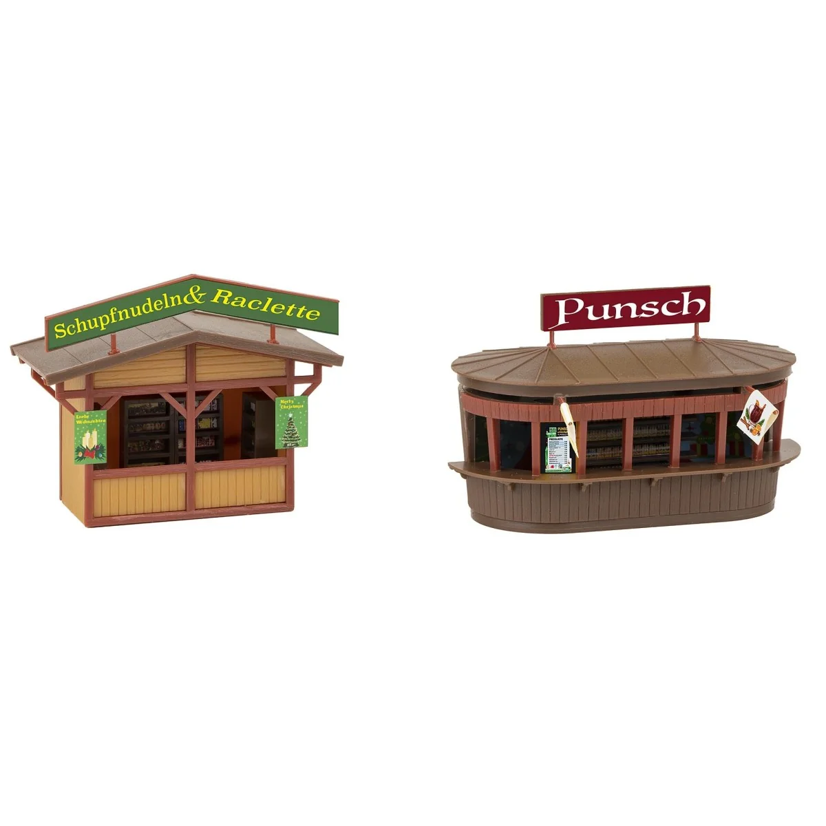 Faller 190143 Model Kit, Christmas Market Promotional Set - Faller_...