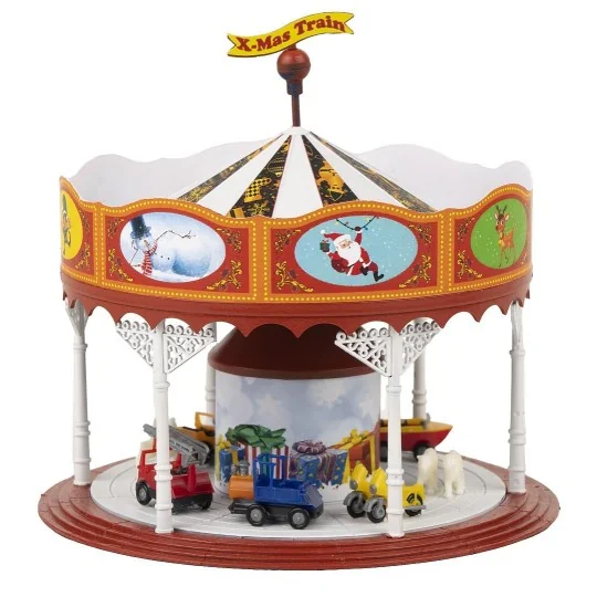 Faller_190143-Faller 190143 Model Kit, Christmas Market Promotional Set