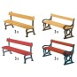 Faller 180443 Model Kit, Park Benches (12 pieces) - Faller - Faller... Faller_180443-Faller 180443 Model Kit, Park Benches (12 pieces) - Faller_180443