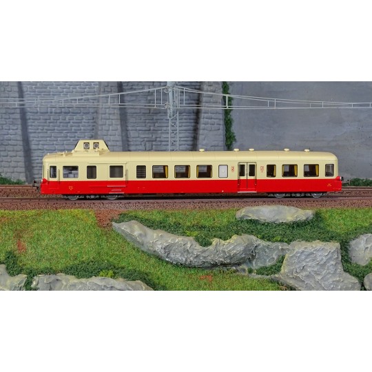 Lsm_10133-LS Models 10133 Autorail XBD 3846, Picasso, Rouge/Crème, RG, 2ème classe, Mohon