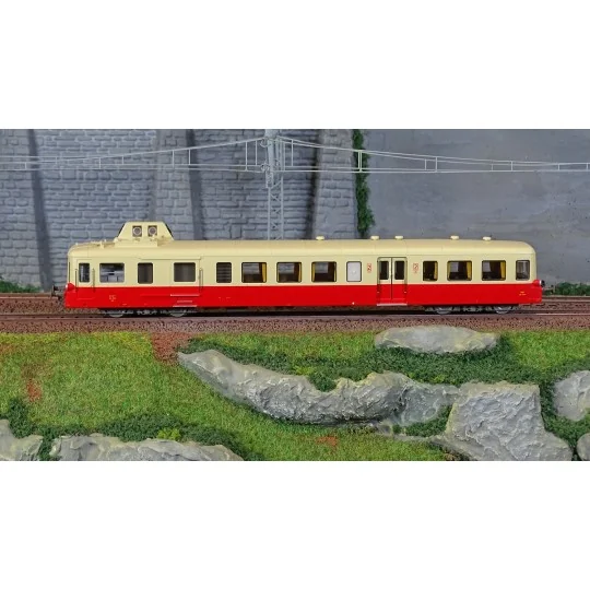 Lsm_10133-LS Models 10133 Autorail XBD 3846, Picasso, Rouge/Crème, RG, 2ème classe, Mohon