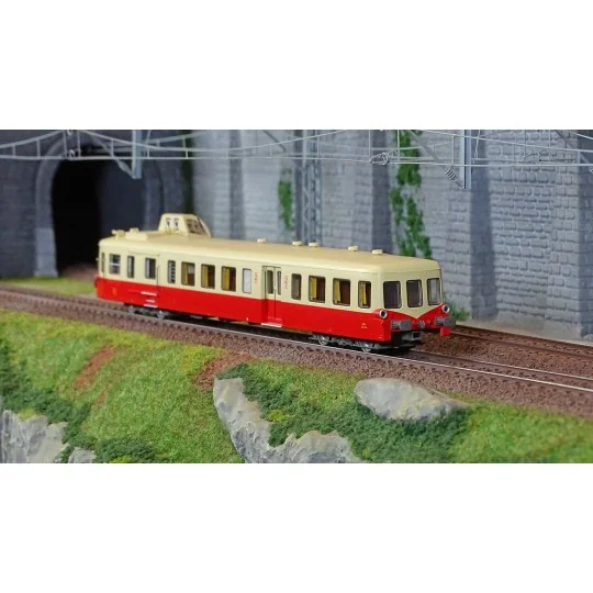 Lsm_10133-LS Models 10133 XBD 3846 Railcar, Picasso, Red/Cream, RG, 2nd Class, Mohon