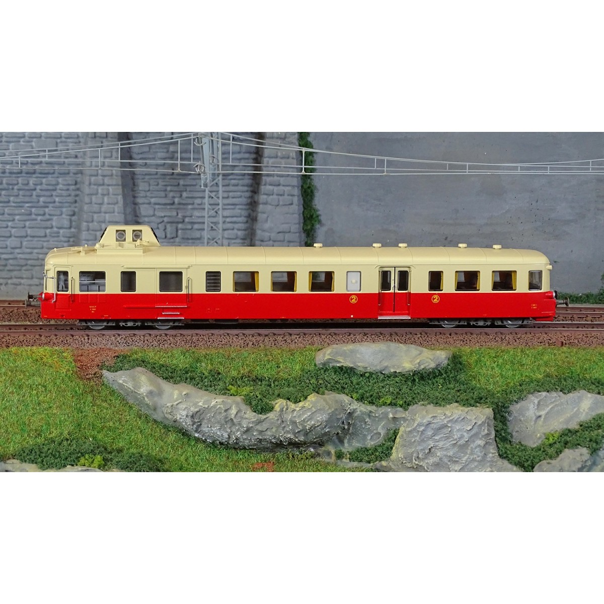 LS Models 10119 Autorail XBD 3943, Picasso, Rouge/Crème, 2ème classe, Nice Ls models Lsm_10119 - 2
