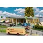 Faller_130592-Maquette, grande station service BP - Faller 130592
