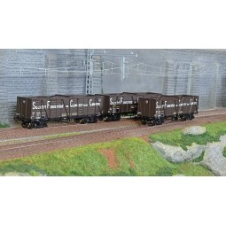 Ree Modeles WB852 Set of 3 tipper wagons, SNCF, Haut Clamecy - WB-852