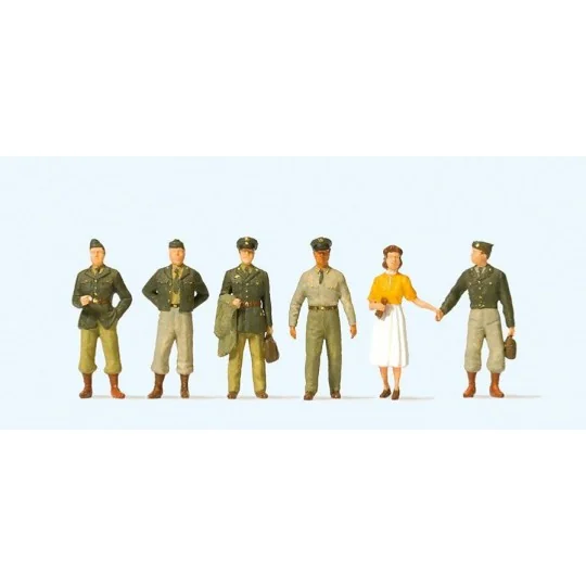 Preiser 10594 Characters, US Soldiers from 1950 - Preiser - Preiser... Preiser_10594-Preiser 10594 Characters, US Soldiers from 1950 - Preiser_10594