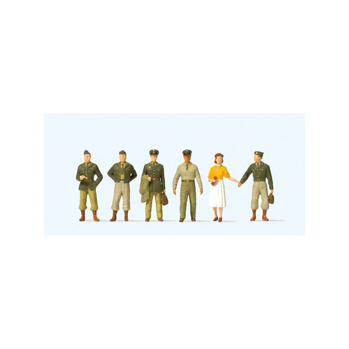 Preiser 10594 Characters, US Soldiers from 1950 - Preiser - Preiser... Preiser 10594 Characters, US Soldiers from 1950 - Preiser - Preiser...