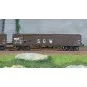 Ree Modeles WB854 Set of 3 Construction Wagons, Dump Truck, SNCF, SGW WB-854-Ree Modeles WB854 Set of 3 Construction Wagons, Dump Truck, SNCF, SGW