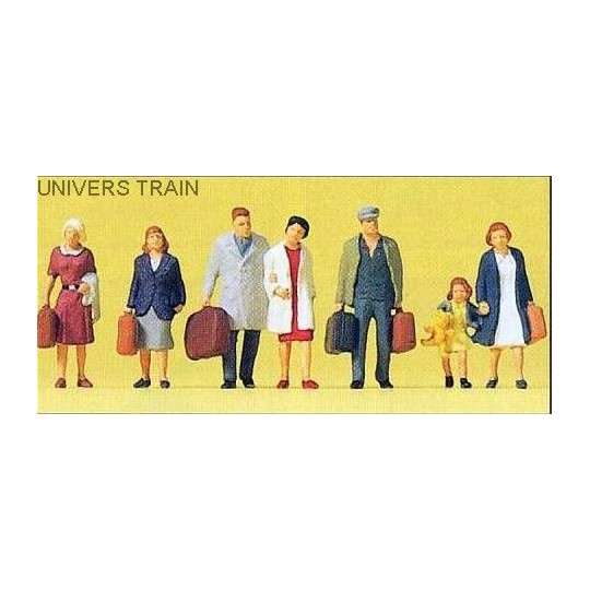 Preiser_10505-Preiser 10505 Personnages, voyageurs marchants