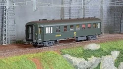 Models Word 40945 Voiture OCEM PL, B3r, Verte, UIC, Snack Bar Models World MW_40945 - 1