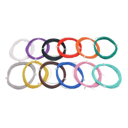 Esu_51940-ESU 51940 Wiring Wire, 10 meters long, white