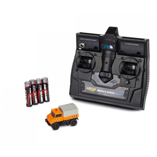 500504125-Mercedes Unimog U406 communal 2.4GHz RTR 1/87 Carson