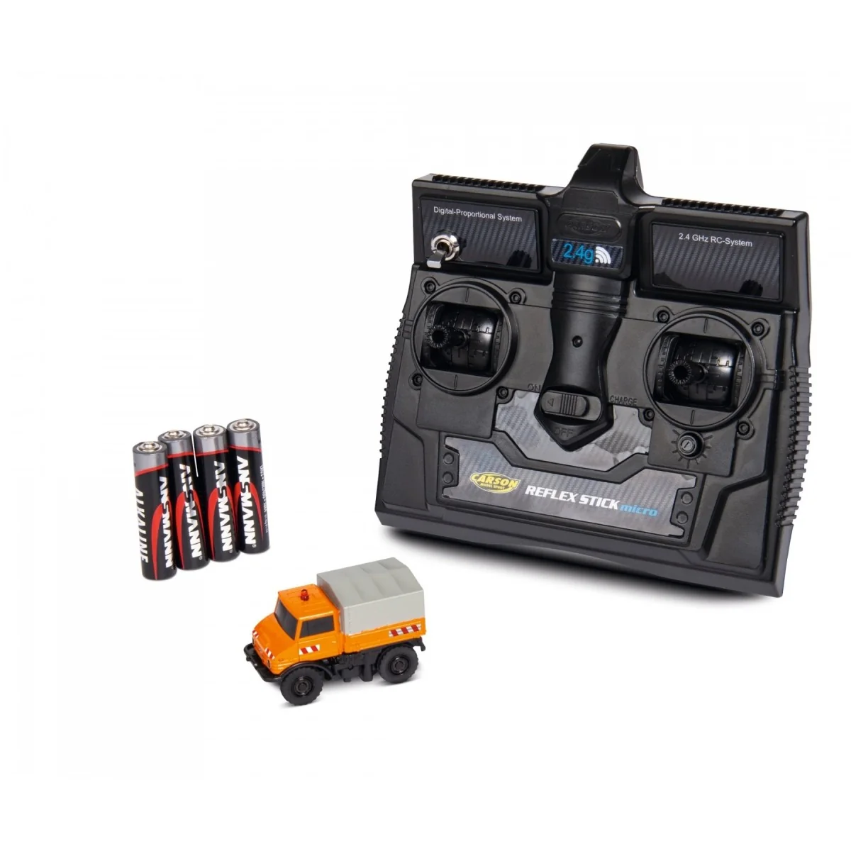 Mercedes Unimog U406 municipal 2.4GHz RTR 1/87 Carson - 500504125