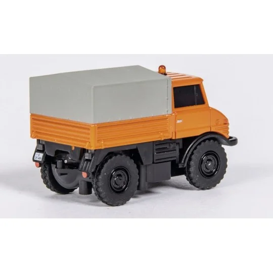 500504125-Mercedes Unimog U406 communal 2.4GHz RTR 1/87 Carson