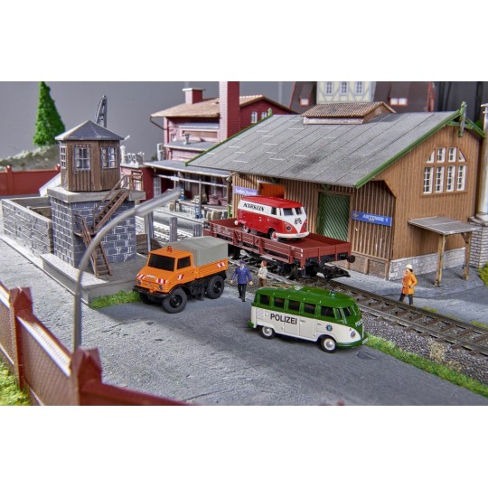 500504125-Mercedes Unimog U406 communal 2.4GHz RTR 1/87 Carson